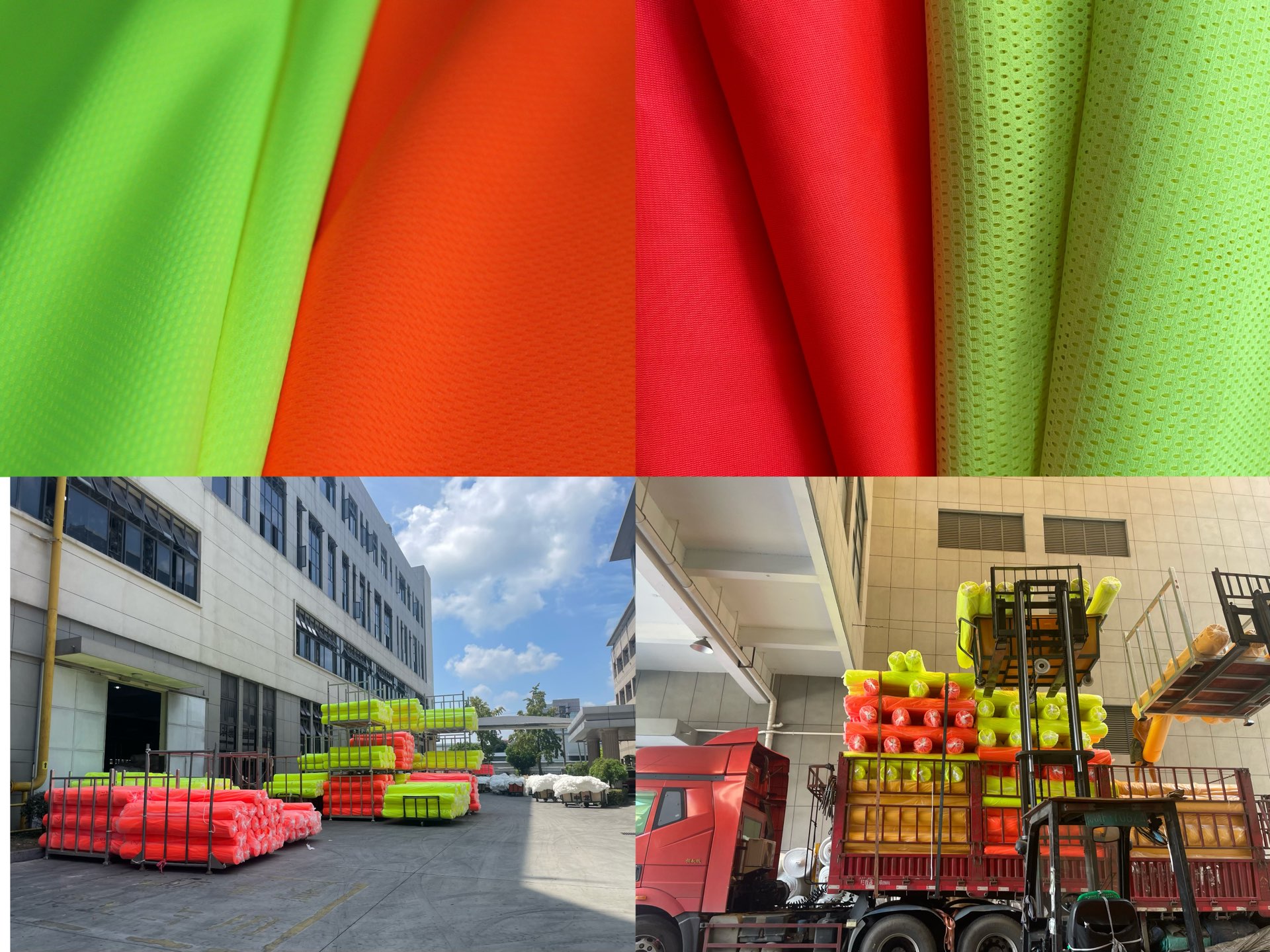 Produkcja i zastosowanie tkanin fluorescencyjnych